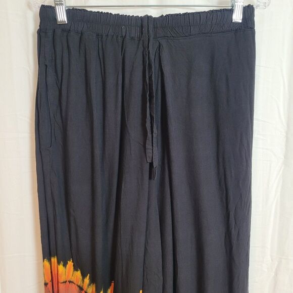 Katmandu Tie-Dye Balloon Leg Harem Pants Women's One Size S-L Rayon Hippie Boho - Picture 5 of 11